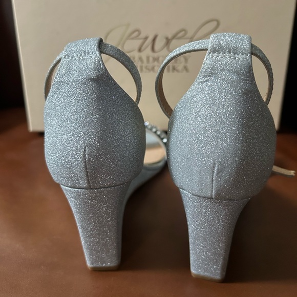 JEWEL BADGLEY MISCHKA
Women's Peggy Wedge Evening Sandals - Picture 2 of 5